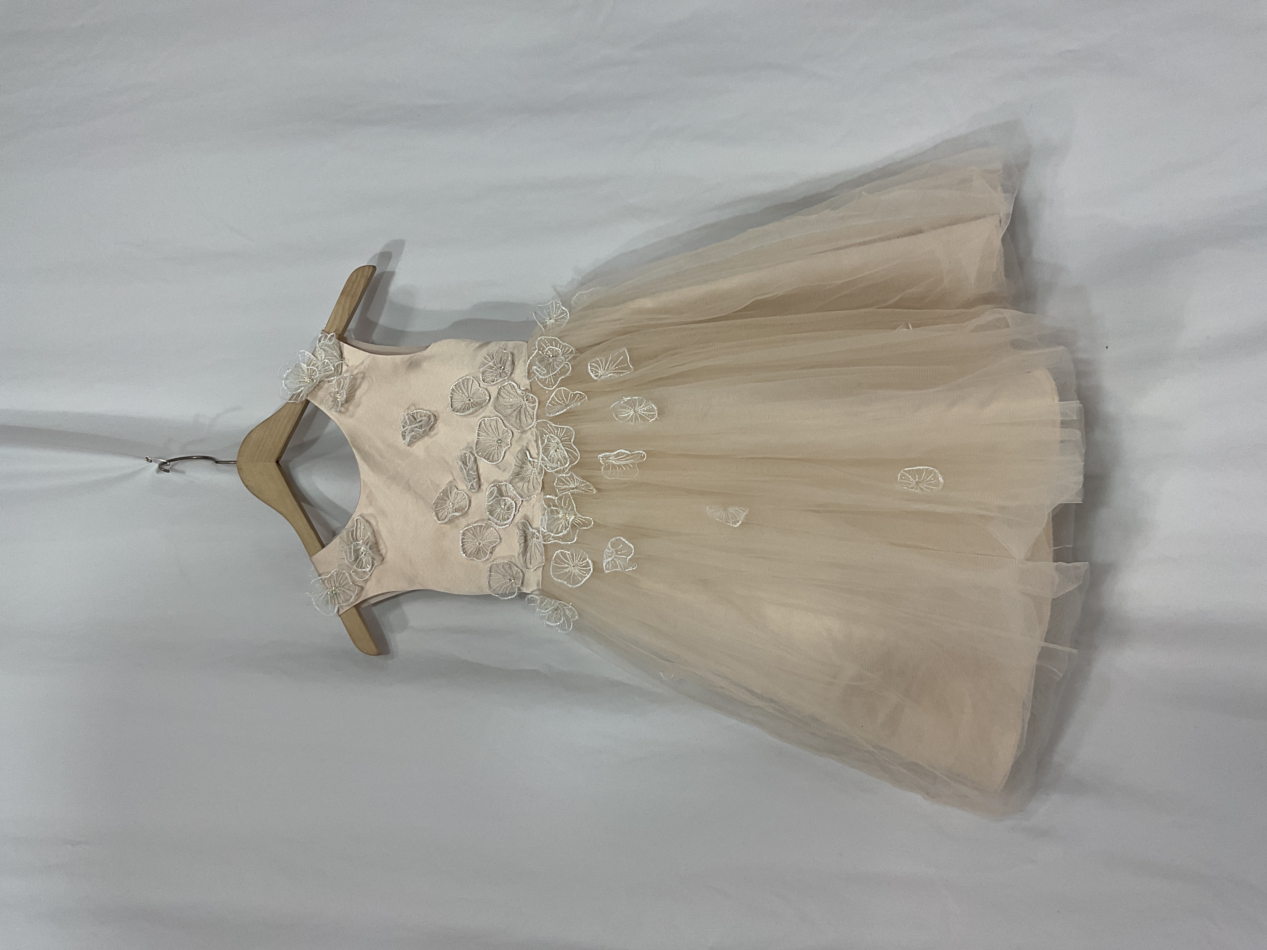strapless open back dress Princess Daliana D3313 Flower Girl/ Communion Dress
