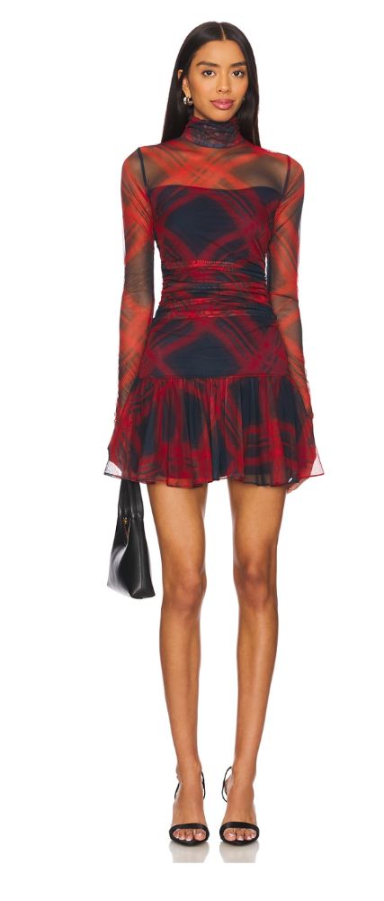 knee length dresses for ladies Amanda Uprichard Ace Dress in Blue main image 1